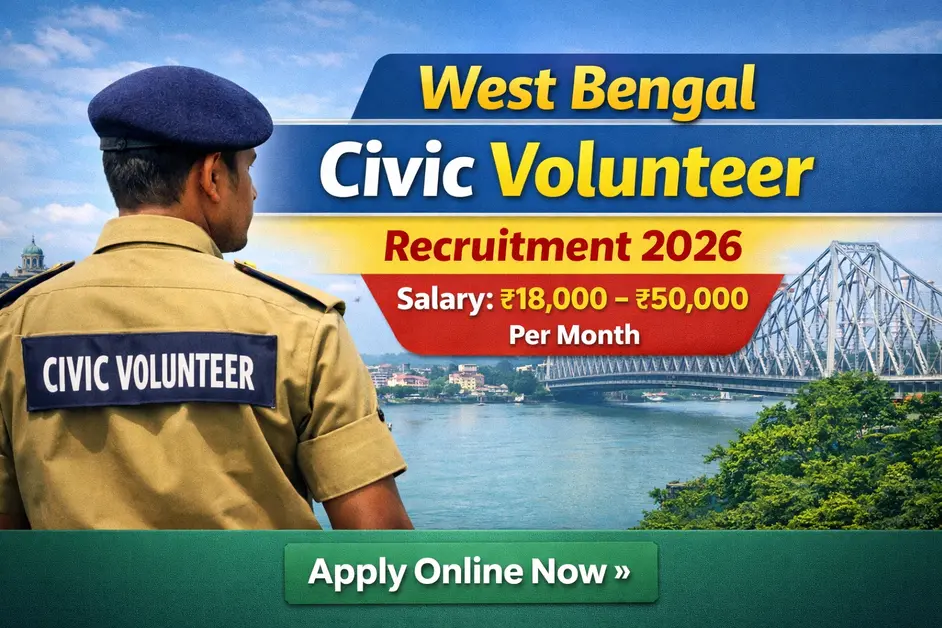 West Bengal Civic Volunteer Recruitment 2026 – Apply Online Now