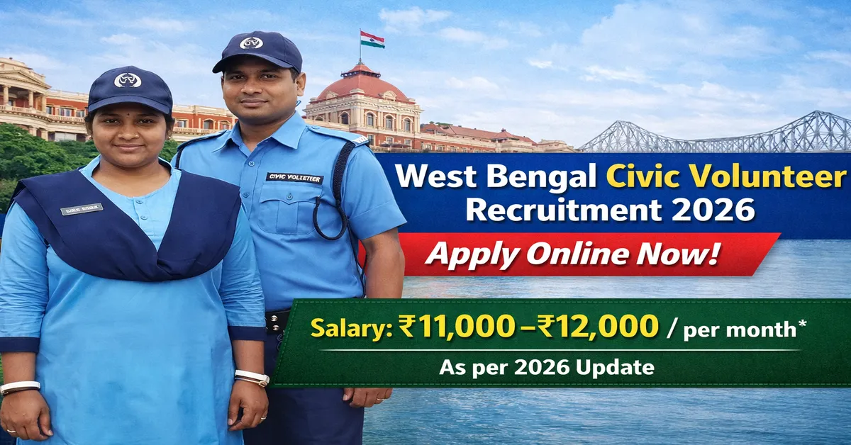 WB Civic Volunteer Recruitment 2026