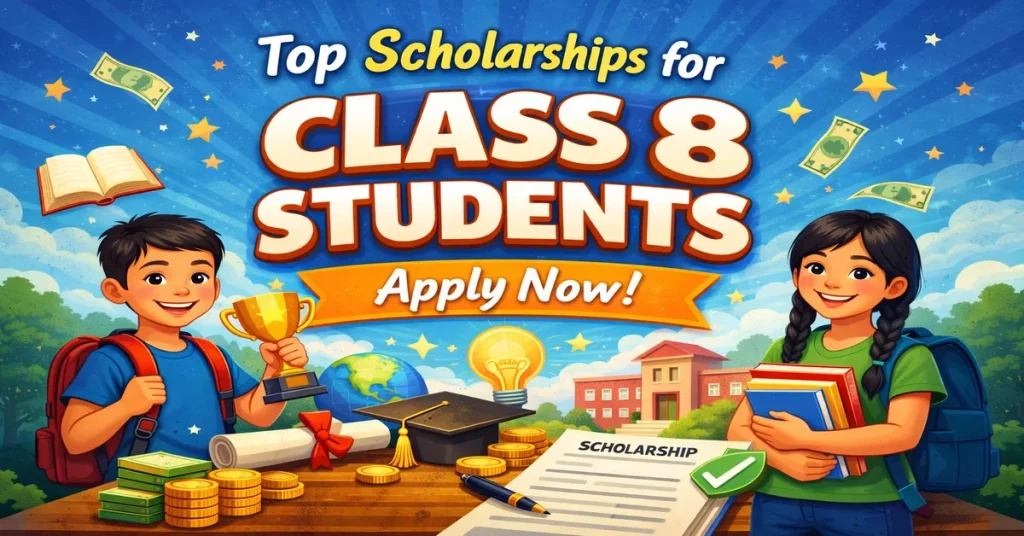 top scholarship for 8th pass